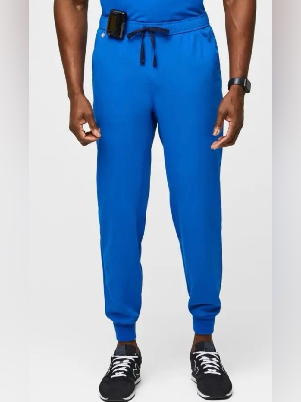 Figs Men’s Tansen Jogger Scrub Pant Collection Blue Scrub Hospital Nurse Size XL
